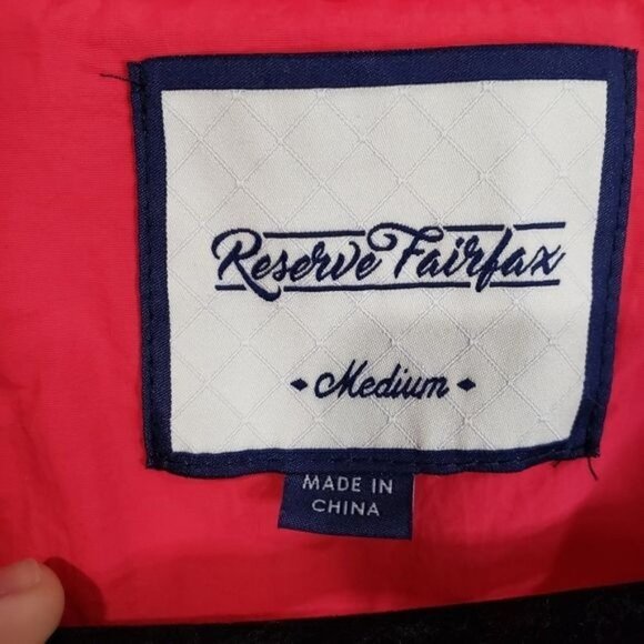 Reserve Fairfax Lightweight Windbreaker Multicolored Jacket Size Medium - Picture 5 of 10